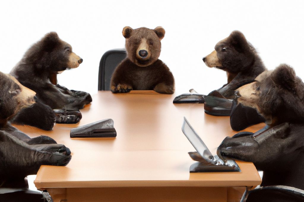 Bears In Meeting